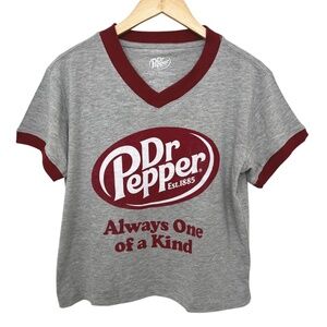 NWOT Dr. Pepper Always One of a Kind V-Neck T-Shirt Large